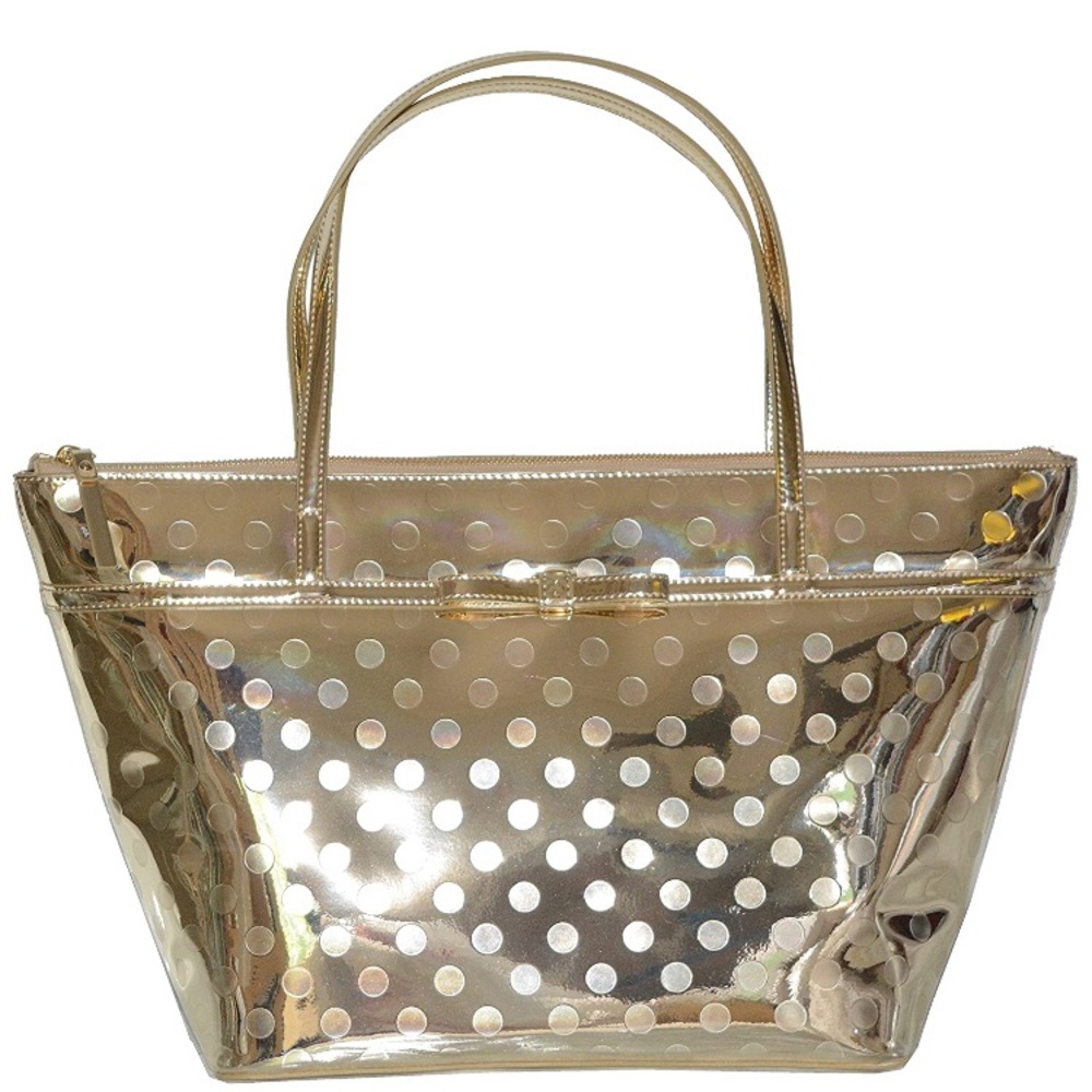 Kate Spade ♠️ Camellia Street Sophie Gold Dot Tote